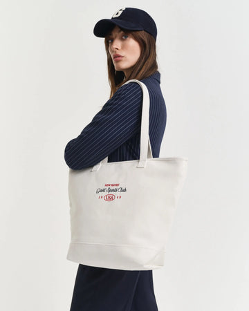 Βαμβακερή Τσάντα Canvas Tote GANT